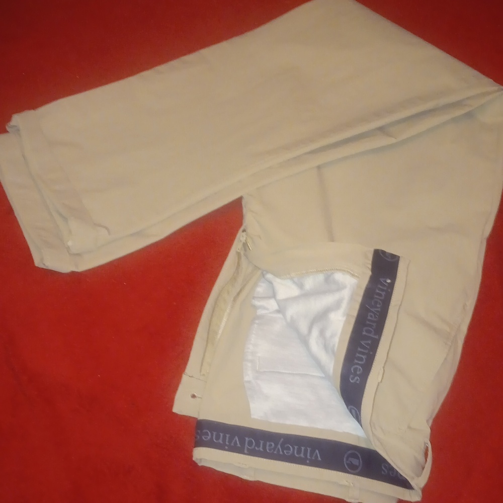 Vineyard Vines Marthas Vineyard OTG 38x36 Khaki 55%COTTON 32%NYLON,13%SPANDEX